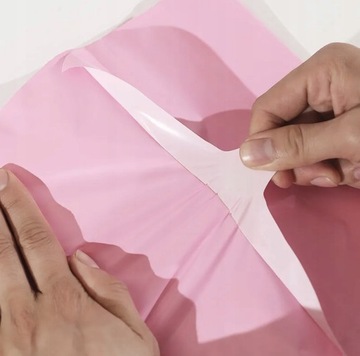 Курьерские фольгированные пакеты розовые В4 350х460мм фольгированные конверты по 50 шт.