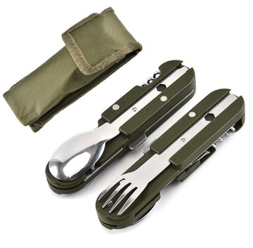 Kemping Przenośna 5w1 Łyżka Składana Spork