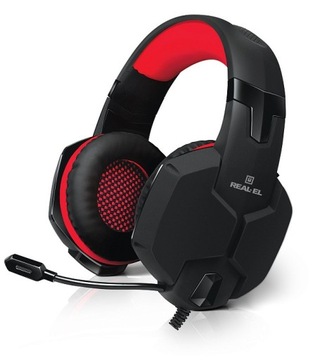 Słuchawki gamingowe REAL-EL GDX-7790 Mikrophone, SUROOUND 7.1, Wibracje bas