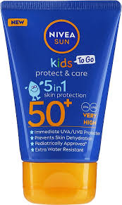 Nivea SUN Kids Protect & Care wysoka ochrona balsam filtr SPF50+ 50ml