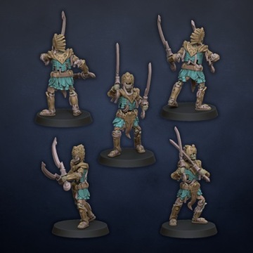 Страж Некрополиса - x5 - DL Miniatures - Print3D - minifacture