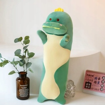 PLUSZOWA MASKOTKA kreskówka długi DINOZAUR 70cm