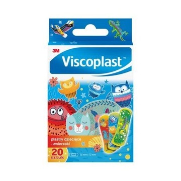 VISCOPLAST ZWIERZAKI 72MMX25MM 20SZT