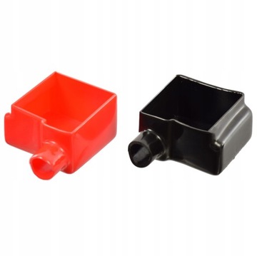 KLEMY AKUMULATORA SAMOZACISKOWE KOMPLET Z OSŁONAMI