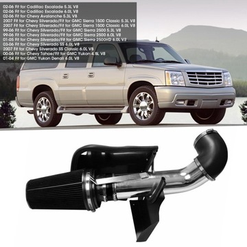 SYSTEM NASÁVÁCÍ STUDENÉHO VZDUCHU 4 PALCŮ DO CADILLAC ESCALADE 5.3L 6.0L