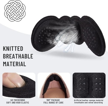 Подпяточники для слишком большой обуви. Вставки для каблука для женщин. Противоскользящий каблук.