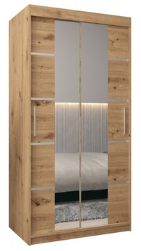 Szafa przesuwna garderoba z lustrem V4 100 cm