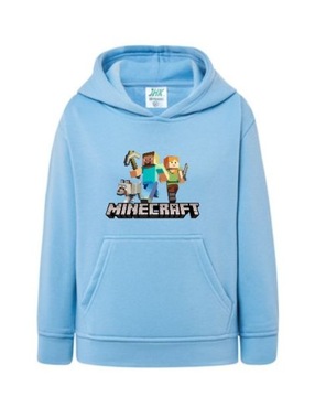 Dziecięca bluza Hoody Minecraft - 5/6 lat