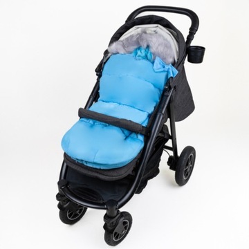 Спящий мешок для сиденья Gndoli Trolley для сани зимняя осень Осень теплый мягкий синий
