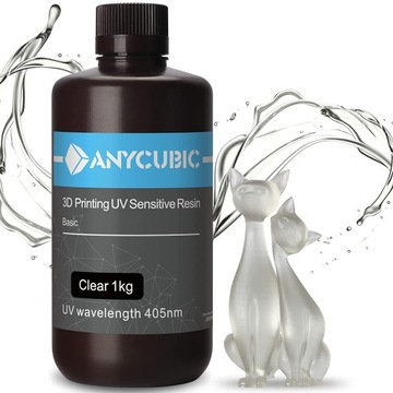 ANYCUBIC UV СМОЛА 1 Л. ПРОЗРАЧНАЯ ПРОЗРАЧНАЯ