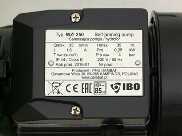 Поверхностный насос WZI 250! 2100 л/ч! Поливочный насос! За Маузер!