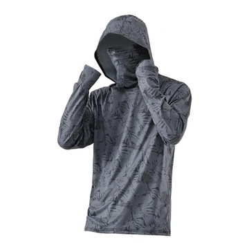 Sun Protection Hoodie Shirt XXL Dark Gray