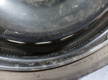 RENAULT MEGANE III KOLO REZERVY R15 5X114.3 195/65 R16 6.5JX15 403000026R