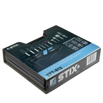 Пневматическая углошлифовальная машина с принадлежностями Штифт STT-R12 - Stix