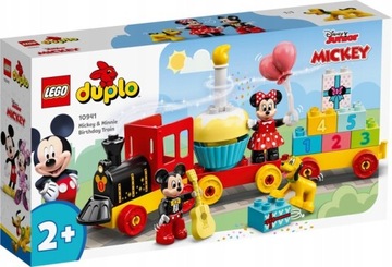 LEGO DUPLO 10941 ПОЕЗД МИККИ И МИННИ — ПОДАРОК ​​ДЛЯ ДЕТЕЙ 2,3,4,5 лет