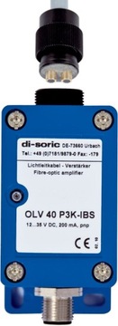 Wzmacniacz czujnika światłowodowego di-sonic OLV 40 P3K-IBS PNP NC/NO M12