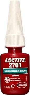 LOCTITE 2701 KLEJ DO ZABEZPIECZANIA GWINTÓW - ZIELONY - 5 ml
