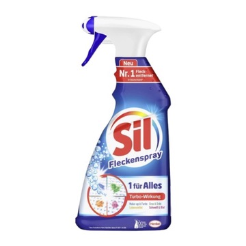 Sil Turbo Spray Odplamiacz na Plamy do Tkanin Ubrań 0,5L
