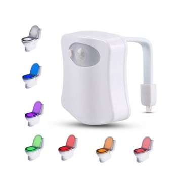 LAMPKA LED do WC TOALETY CZUJNIK RUCHU ZMIERZCH