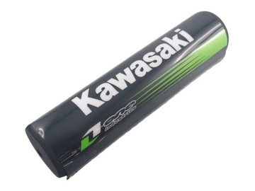 Накладка на руль из губки Kawasaki, черно-зеленая