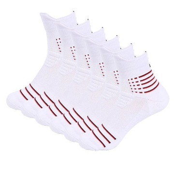 6 Pairs Summer Men and Women Colorful Quick-drying Running Sports Socks