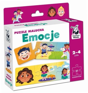 Kapitan Nauka. Emocje. Puzzle malucha