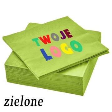 Салфетки с логотипом, вашим логотипом, любым рисунком, персонализированные, 50 шт.