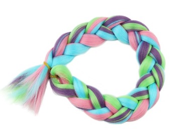 СИНТЕТИЧЕСКИЕ волосы для косичек ЦВЕТНЫЕ косички НАРАЩИВАНИЕ ВОЛОС ОМБРЕ