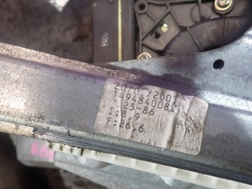 FIAT ULISEE II 02-10 ZVEDÁK OKNO ZADNÍ PRAVÝ 6 PIN 9007359801