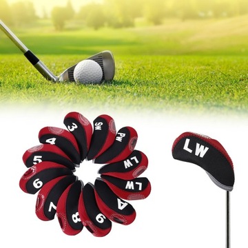 Pokrowce na główkę klubu golfowego Irons, nakrycia głowy, ochronny sprzęt