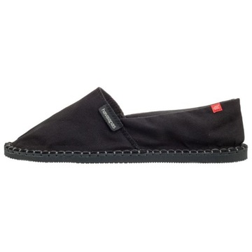 HAVAIANAS ESPADRYLE CZARNE DAMSKIE WSUWANE 37 ŻLA