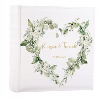 ŚLUBNY ALBUM NA ZDJĘCIA 200 ZDJ PERSONALIZOWANY