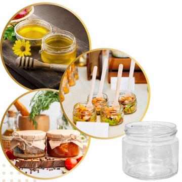 Стеклянная банка для варенья Mason Jars 0,33л 330мл Fi82 Высокое качество x8