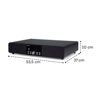 Саундбар Auna Stealth Base Connect 2.1 30 Вт, черный #4036