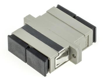 Adapter światłowodowy SC/UPC duplex wielomodowy