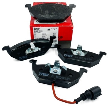 КОМПЛЕКТ ПЕРЕДНИХ ДИСКОВ И КОЛОДОК TRW AUDI VW SKODA 280MM