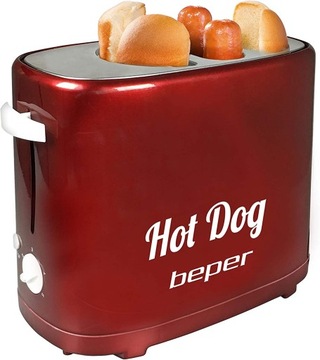 Maszyna do hot dogów z 5 poziomami gotowania, z motywem vintage, tworzywo s
