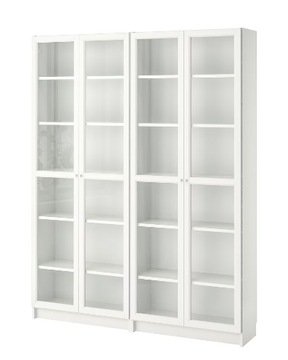 IKEA BILLY OXBERG witryna szkło 160x202 biały