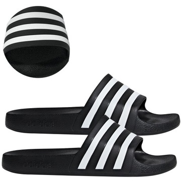 męskie klapki adidas adilette aqua lekkie na basen plaże r. 43