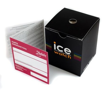 ICE Watch zegarek damski czarny czerwony złoty elegancki wodoodporny 007235