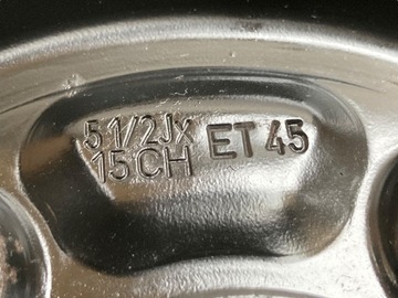 4× DISK OCELOVÝ TOYOTA OE YARIS 5.5" X 15" 4X100 ET 45