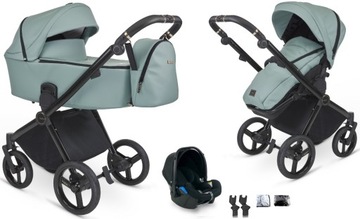 IBEBE GLOSS ECO WÓZEK DZIECIĘCY - ZESTAW 3W1