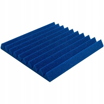Mata wygłuszająca dekoracyjna Klin Niebieski 5cm panel kasetony sufitowe