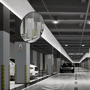 Выпуклое зеркало Парковочное зеркало 30 см снаружи