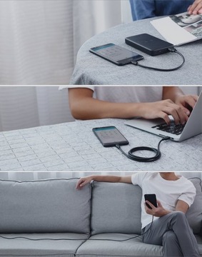UЗЕЛЕНЫЙ КАБЕЛЬ USB - КАБЕЛЬ micro USB 2А 2м ЗАРЯДКА И ПЕРЕДАЧА ДАННЫХ