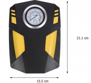 АВТОМОБИЛЬНЫЙ КОМПРЕССОР Насос, компрессор 12В, манометр для велосипедных шин