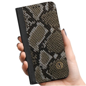 SKÓRA NATURALNA ETUI Z KLAPKĄ PORTFEL DO XIAOMI NOTE 8 PRO WZORY