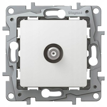 РОЗЕТКА ДЛЯ ТВ LEGRAND NILOE, ТИП F, БЕЛАЯ