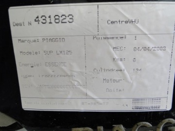 PIAGGIO SUPER LX 125 ЗАДНИЕ ФОНАРИ БАГАЖНИКА