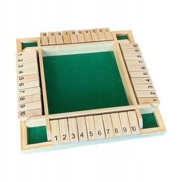 Цифровая настольная игра «4 способа закрой коробку 1-10»